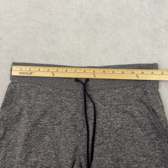 Athleta Gray Medium Drawstring Joggers Polyester Spandex Cozy Activewear - Picture 5 of 10